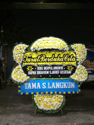 Papan Bunga Duka di Sibung
